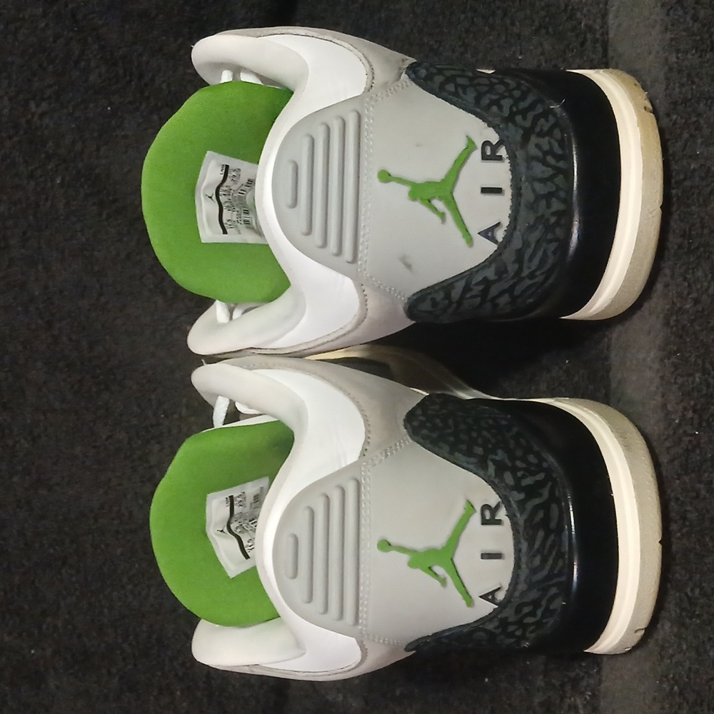 Air Jordan 3 Retro (CHLOROPHYLL) Mens-11.5 ,100% Authentic! - Picture 5 of 12